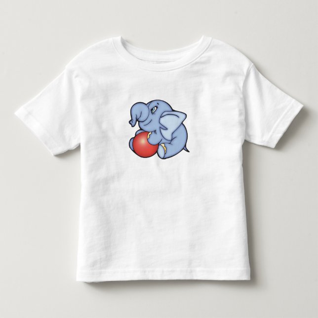 Camiseta Elephant Toy Blue w/Ball (Frente)
