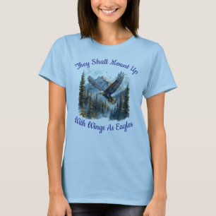 Camiseta Eles Devem Montar Asas Como Águias