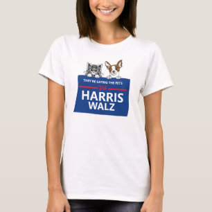 Camiseta Eles estão comendo animais de estimação - Vote Har