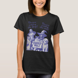 Camiseta Eles estão comendo cães! Eles Estão Comendo Gatos!