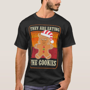Camiseta Eles Estão Comendo O Humor De Trump De Natal Dos C