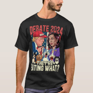 Camiseta Eles estão comendo o que é engraçado na eleição 20