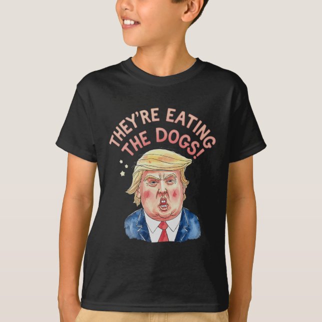 Camiseta Eles estão comendo os cachorros. (Frente)