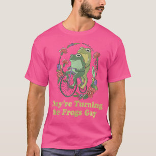 Camiseta Eles Estão Transformando O Gay Dos Sapos