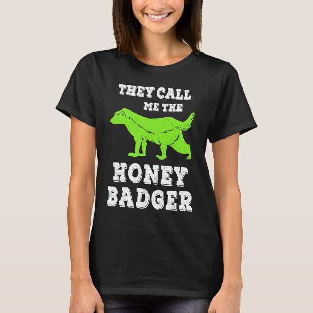 Camiseta Eles Me Chamaram De Maldito Badger Awincrível Badg (Frente)