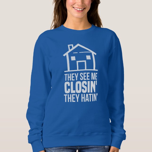 Camiseta Eles Me Veem Fechando Agente Imobiliário (Frente)