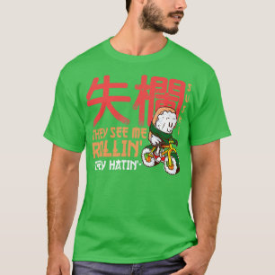 Camiseta Eles me veem rolinhando eles odeiam Funny Sushi Ro