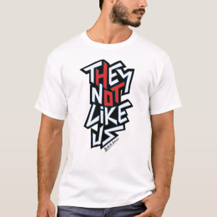Camiseta eles não gostam de nós, da letra de música de Kend