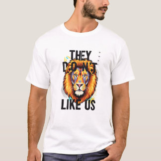 Camiseta Eles não gostam de nós - Roupa de rua Premium