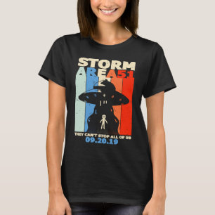 Camiseta Eles não podem nos deter na área 51