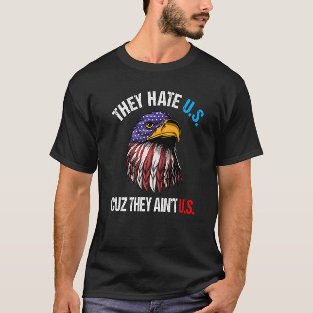Camiseta Eles nos odeiam porque não nos odeiam... (Frente)