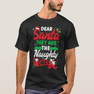 Camiseta Eles São Os Travessos   Papai Noel Feliz Natal