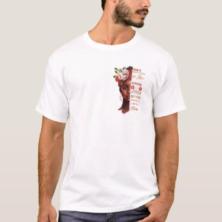 Camiseta eles sussurraram para ela você não pode resistir a
