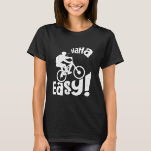 Camiseta Elétrica Bike HA EASY E Bike Funny EBike Rider