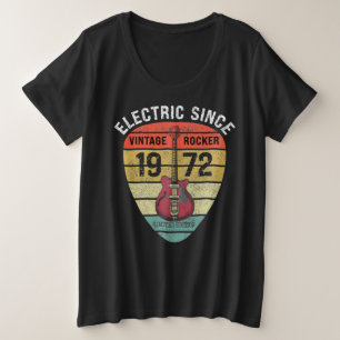 Camiseta Elétrica Desde 1972 - Picada De Violão Vintage Roc