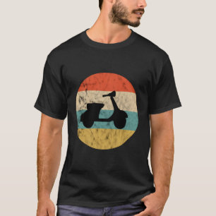 Camiseta Elétrica Mopage Retro Sunset Motorcycle Sco