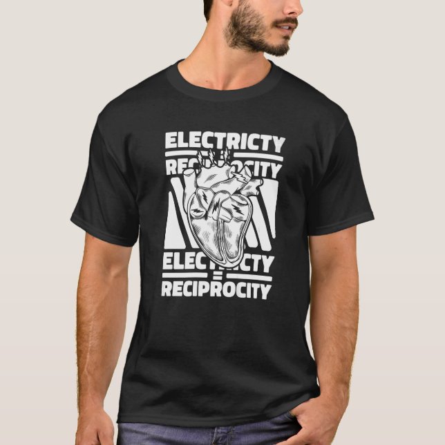 Camiseta Eletricidade - Construção de Reciprocidade (Frente)