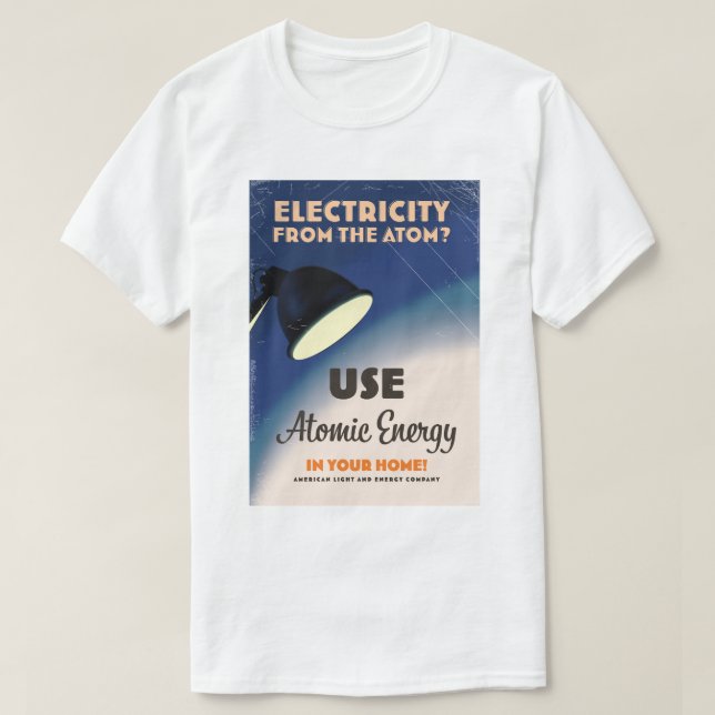 Camiseta Eletricidade do Átomo? (Frente do Design)