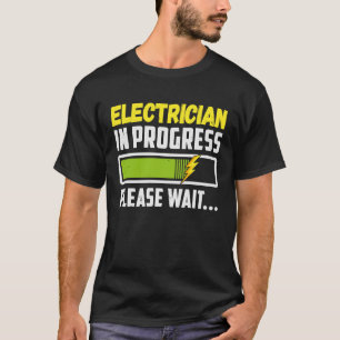 Camiseta Eletricidade Em Curso Aguarde A Futura Eletricidad