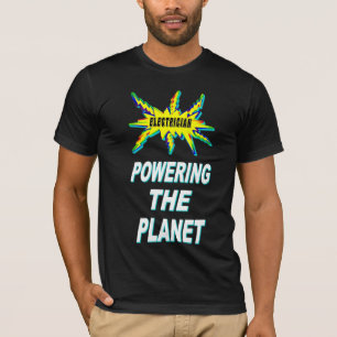Camiseta Eletricista Acionando O Planeta