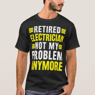 Camiseta Eletricista Aposentado - Aposentadoria Divertida