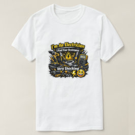 Camiseta Eletricista Engraçado Eu Acho Sua Resistência Choc