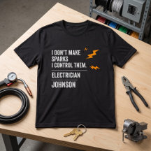 Eletricista Engraçado Eu Não Crio Faíscas Eu Contr