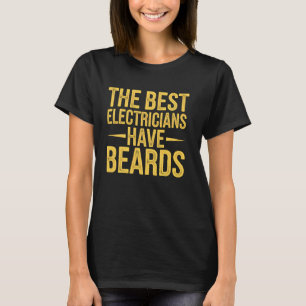 Camiseta Eletricista Tem Barbas Engenheiro Elétrico Diverti