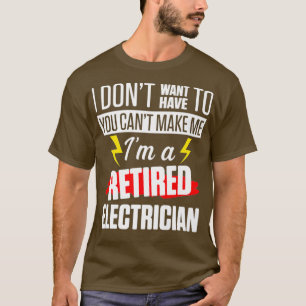 Camiseta Elétrico Aposentado Faz Reforma Engraçada