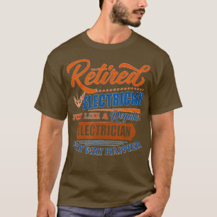 Camiseta Elétrico aposentado - Presente elétrico