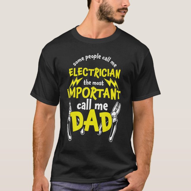 Camiseta Elétrico E Pai Elétrico (Frente)