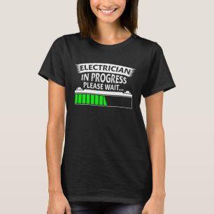 Camiseta Elétrico em progresso Voltage Lineman Circuit Ca