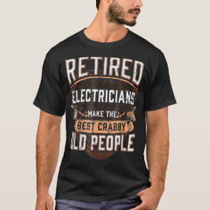 Camiseta Elétrico Encantado eletricista aposentado