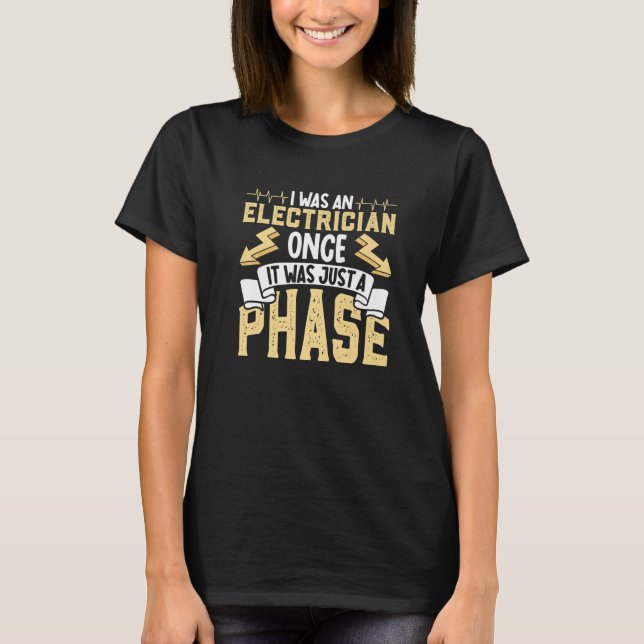 Camiseta Elétrico Engenheiro Elétrico Lineman (Frente)