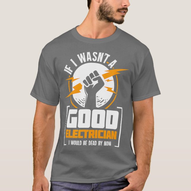 Camiseta Elétrico Engraçado Presente Para Um Eletrista (Frente)