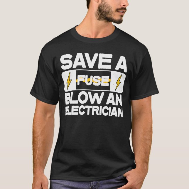Camiseta Elétrico Explode Fusível Elétrico (Frente)