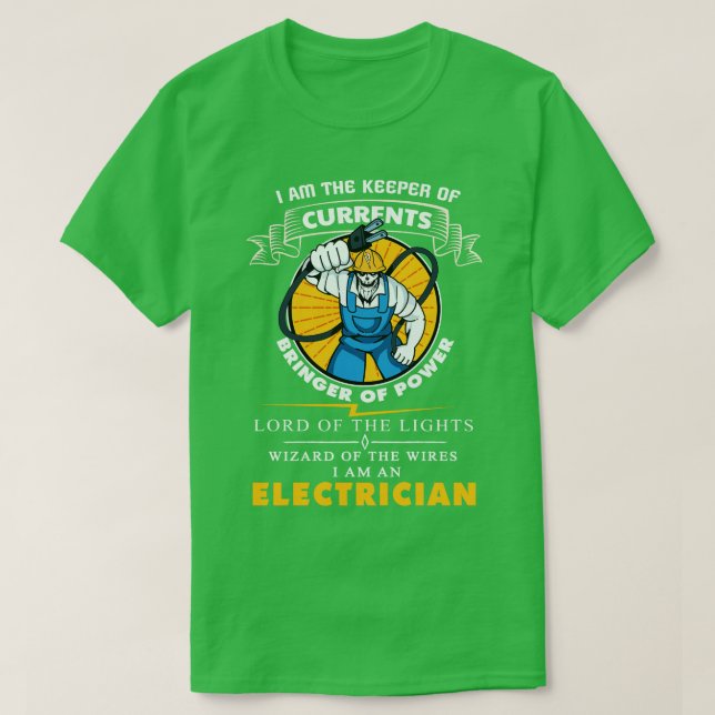 Camiseta Elétrico Fantástico Presente Linem de Engenheiro E (Frente do Design)