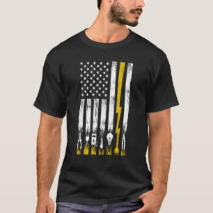 Camiseta Elétrico Men Engenheiro Elétrica Lineman