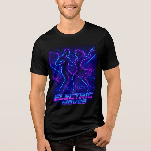 CAMISETA ELÉTRICO MOVE NEON NIGHTS SALSA (Frente)