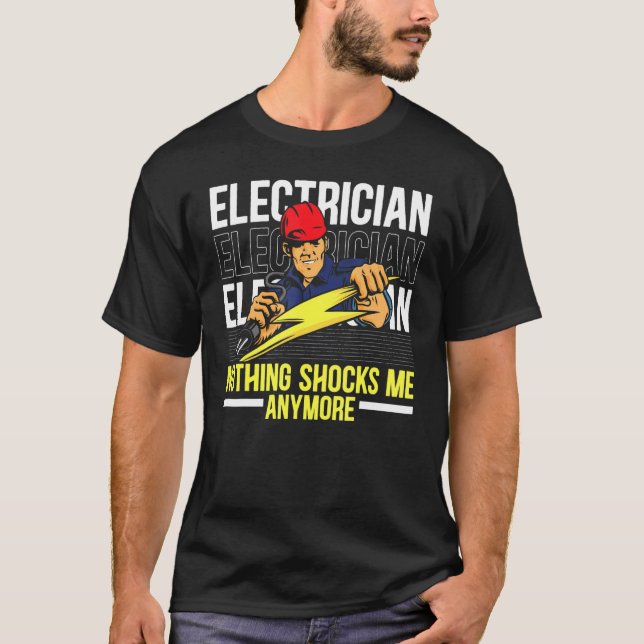 Camiseta Elétrico Nada Me Choca Mais Eletricidade (Frente)