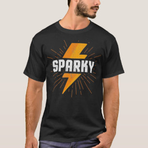 Camiseta Elétrico Presente Funny Sparky Apelido Lightning B