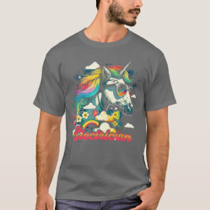 Camiseta Elétrico Rainbow Unicorn