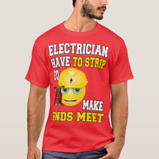Camiseta Elétrico tem que fazer a fita para que as extremid