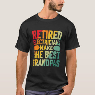 Camiseta Elétricos Aposentados Fazem Os Melhores Avós