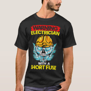 Camiseta Elétricos de Fusível Curto