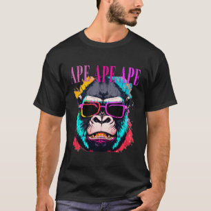 Camiseta Eletrificação Biker Gorilla Motorbike Mackey Ape G