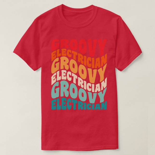 Camiseta Eletroncos retrorreflectores 60s 70s 80s Vibes (Frente do Design)