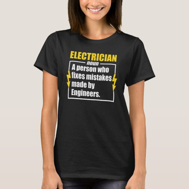 Camiseta Eletrônico de Definição Eletrônica (Frente)
