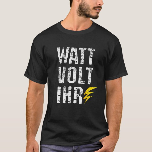 Camiseta Eletrônicos Artesãos Eletrônicos Resistor Watt Vo (Frente)