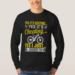 Camiseta Eletrônicos Bicicleta Elétrica Sim É Elétrica E C